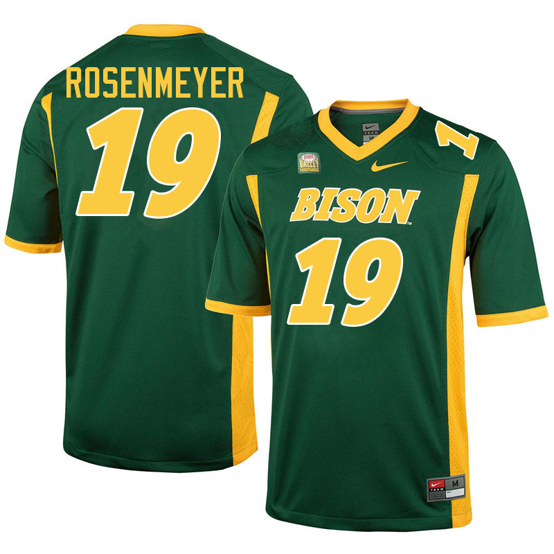 North Dakota State Bison #19 Will Rosenmeyer College Football Jerseys Stitched-Green